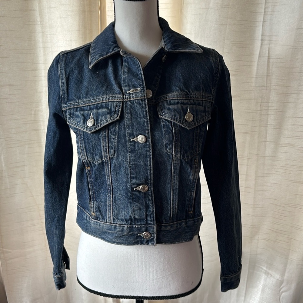 Topshop Dark Blue Jean Jacket - NWT